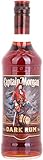 Captain Morgan Dark Rum | Köstlich-fruchtiger, aromatischer Bestseller | Premium-Blend Spirituose aus 3 verschiedenen Karibikstaaten | 40%vol | 700ml Einzelflasche |