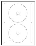 100 Bogen DIN A4 zu je 2 CD/DVD Etiketten Ø 117 = 200 bedruckbare CD/DVD-Etiketten, inkl. Positionierhilfe, mattweiß, selbstklebend. Kompatibel mit allen gängigen Drucksystemen und Softwareprogrammen.