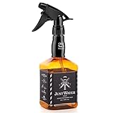 Segbeauty 20,3 Unzen Friseursprühflasche, Mist zum Streamen verstellbarer, Plastik Whisky Spritzflasche Leere nachfüllbare Bernstein Sprayer, Wasserflasche für Haarstyling, Friseur, Salon, Pflanze