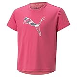 PUMA Mädchen Modern Sports Tee G T-Shirt, Sunset Pink, 140