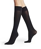 FALKE Damen Pure Matt 50 Sensitive Top Halb Blickdicht 50 DEN Nachhaltig ohne Muster 1 Stück Socken, Blau (Marine 6179), 35-38