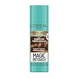 L'Oréal Paris Ansatz-Kaschierspray im XL-Vorteilspack für stufenlose und natürliche Übergänge, Kaschiert Ansätze bis zur nächsten Haarwäsche, Magic Retouch, Braun bis Mittelbraun, 150 ml