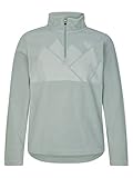 Ziener Unisex Kinder JONKI Skipullover, Skirolli, Funktions-Shirt | Langarm, atmungsaktiv, Fleece, Gray Seal, 164