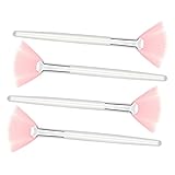 Beaupretty 4Pcs Pinsel Applikator Bronzer Fan Wangenknochen Machen Brauen Gesicht Hervorhebung Puder Augen Für Rougepinsel Gesichts Make-Up Foundation Wangenknochen