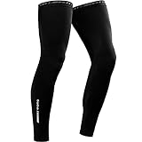 GripGrab 4008 Unisex – Erwachsene Classic Winter Fahrrad Beinlinge rutschfeste Thermo Radsport Rennrad Gravel MTB Beinwärmer Cycling Leg Warmers, Schwarz, M