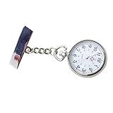 Scicalife Krankenschwester Uhr Taschenuhr Krankenschwesteruhr Schwesternuhr Quarzwerk Uhr Vintage Ansteckuhr Pflegeuhr Pflege Pulsuhr Weihnachten Hochzeit Geschenk