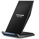 NANAMI Fast Wireless Charger,Induktive Ladestation für iPhone 14 13 12 pro 12 11 XS Max XR X 8 Plus,kabelloses Ladegerät Qi Charger Handy ladestation Schnell für Samsung Galaxy S22 S21 S20 S10 Note 20