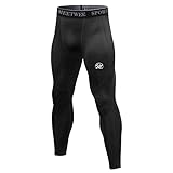 MEETWEE Kompressionshose Herren, Sport Leggings Lange Laufhosen Atmungsaktiv Funktionsunterhose Tights Unterhose