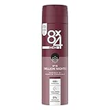 8X4 Men Deo N° 18 Million Nights (150 ml), Deospray für Männer mit orientalischen Duftnoten, 48h zuverlässiges Herren Deodorant ohne Aluminium (ACH) für jeden Hauttyp