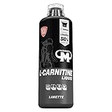 Mammut L-Carnitine Liquid, mit Limettengeschmack, vegetarisch, trinkfertig, 1000 ml Flasche