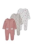 C&A Baby Mädchen Pyjamas Onesie Regular Fit Verziert|Bedruckt dunkelrosa 86