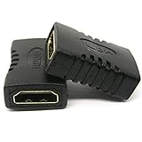 HDMI-Koppler,YAWALL HDMI-Buchse auf Buchse, HDMI-Adapter-Anschluss mit 4K Ultra HD UHD 3D Full HD 1080p HDR