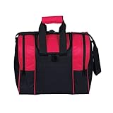 Bowlerstore Products Comet Bowling-Tasche, 1 Stück, Schwarz / Rot