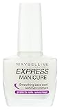 Maybelline New York Make-Up Nailpolish Express Manicure Nagellack Base Coat Repair Fluid/Glättender Unterlack zum Schutz der Nägel, 1 x 10 ml