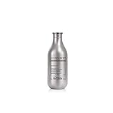 L'Oréal Professionnel Paris Serie Expert Silver Shampoo, Neutralisiert Gelb- oder Kupferstich und verleiht Glanz, mattierendes Haarshampoo, Haarpflege für hellblondes, weißes und graues Haar, 300 ml