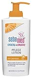 Sebamed Baby & Kind Pflegelotion mit Calendula 200 ml, pflegt sensible Kinderhaut sanft, hautberuhigend bei Reizungen und Rötungen