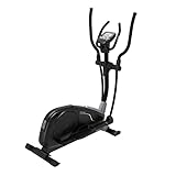 Kettler Crosstrainer NOVA P mit 14 Kg Schwungmasse 12 Trainingsprogrammen 16 Widerstandsstufen 4 Nutzerprofilen Magnetbremssystem Transportrollen & Hohe Gewichtsbelastung bis 130 Kg Schwarz