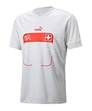 PUMA Schweiz Trikot Away Herren WM 2022, Größe:S, Spielerflock (zzgl. 17.90EUR):0 ohne Flock