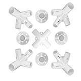 StibZeup 9pcs Pavillon Connectors Zelt Füße Eckmitte -stecker Ersatzteile Zeltzubehör Partyzelt