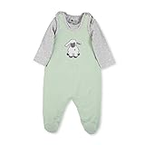 Sterntaler Unisex Baby Strampler-set Jersey Stanley Spieler, Hellgrün, 56