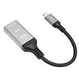 USB C zu HD Multimedia Interface Adapter, Unterstützt 8K - 60Hz 4K - 120Hz Aluminium Typ C Konverter für Tablets und Mobiltelefone