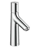 hansgrohe Wasserhahn Talis Select S (Armatur mit Auslauf Höhe 100mm und Zugstangen-Ablaufgarnitur) Chrom