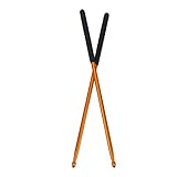 SUPVOX 1 Paar Metall Drumsticks Medium Taper Sticks Drum Parts Zubehör (blau) M goldfarben