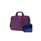 PLMM Laptop Tasche， Große Kapazität und tragbare Nylon-One-Shoulder-Laptoptasche, eine Schulter-Laptoptasche 13.14.15.17 Zoll für Männer Frauen (Color : Purple, Size : 13inch)