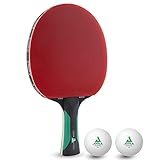 JOOLA 53135 Tischtennis-Set ROSSKOPF SMASH Tischtennisschläger Inklusive 2 Tischtennisbälle Mit ITTF Zulassung, 1,8 MM Schwamm ,(1er Pack)