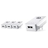 devolo 8957 Mesh WiFi Adapter, Magic 2 WiFi 6 Mesh Multiroom Kit -bis zu 2.400 Mbit/s, weiß & Magic 2 WiFi Next Erweiterungsadapter, WLAN Powerline Adapter -bis 2.400 Mbit/s, dLAN 2.0, weiß