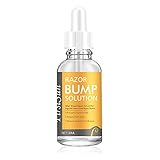 XIYINLI 30ml Razor Bump Solution Verhindert eingewachsenes Haar Reduziert Rötungen & Unebenheiten Shave Repair Serum