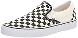 Vans Damen Ua Classic slip-on Low Top, Schwarz Black And White Checker White, 43 EU