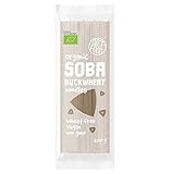 DIET-FOOD Bio Buchweizen Soba Nudeln Lebensmittel Pasta Vegane Glutenfreie Laktosefrei Sojafrei Nudeln für Vegetarier und Veganer 250 Gramm