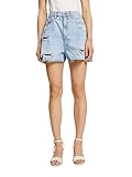 edc by ESPRIT Damen Jeans-Shorts 052cc1c304, 904/Blue Bleached, 33