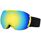 Polarisierte Fahrradbrille, Schneesport-Skibrille Mit Verstellbarem Brillenband Und Integriertem Myopie-Brillenrahmen, 100% Sonnenschutz, Zum Laufen, Wandern, Golf, Angeln, Fahren