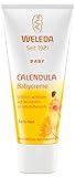 WELEDA Baby Calendula Babycreme, Naturkosmetik Wundsalbe für den Schutz empfindlicher Babyhaut im Windelbereich, hilft bei Rötungen, gereizter Haut und Wundsein (1 x 75ml)