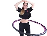 Hula Hoop Reifen für Erwachsene - Hula Hoop 110 cm Durchmesser für Fortgeschrittene - Hula Hoop Massagenoppen Magnet - 1,7 kg Bubble Hula-Hoop-Reifen zum Abnehmen - Fitness Reifen zur Gewichtsabnahme