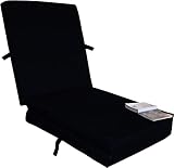 Goliez® Komfort Gästematratze Klappmatratze für Reisebett Kamping Bett und Sitzblock, Bezug Klappbare Liegematratze Gästebett Öko-Tex Zertifiziert Maschinenwaschbar Einzel 190x60x7cm Dunkle Schwarz