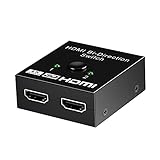 Amazon Brand - Eono HDMI Splitter HDMI Switch, 4K Bidirektional HDMI Switch 2 in 1 Out oder 1 in 2 Out HDMI Verteiler, HDMI Switcher Unterstützt Kompatibel mit HD TV Fire Stick Xbox PS3 PS4