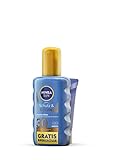 NIVEA SUN Schutz & Bräune Sonnenspray LSF 30 inkl. gratis Reisegröße (200 ml + 30 ml), Sonnencreme mit Pro-Melanin-Extrakt, Sonnenschutz mit UVA/UVB-Filtersystem