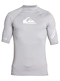 Quiksilver Herren All Time Rash-Guard-Shirt, Grau, XL