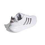 adidas Damen LITE Racer 3.0 Sneaker, FTWR White/matt Purple met./FTWR White, 37 1/3 EU