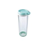 keeeper Schüttdose für Trockenvorräte, 4-in-1 Schüttöffnung, BPA-freier Kunststoff, 1 l, 11 x 9,2 x 25 cm, Bruni, Mintgrün