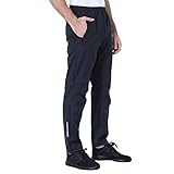 Fahrradhose Herren Lang Winter Thermo Radhose Herren Lang mit Fleecefutter - Winddicht Wasserabweisend Fahrrad Winterhose Männer Dunkelgrau L