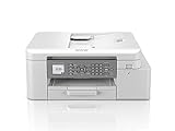 Brother MFC-J4340DW 4-in-1 Farbtintenstrahl-Multifunktionsgerät (Drucker, Scanner, Kopierer, Fax), weiß, 150 Blatt Papierkassette