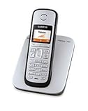 Siemens Gigaset C380 ECO schnurloses DECT Telefon mit beleuchtetem Farbdisplay, titanium