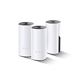 TP-Link Deco P9 Powerline WLAN Mesh Set (Dualband 1200Mbit/s + HomePlug 1000Mbit/s, Reichweite bis zu 560m², Qualcomm Core, 6xGigabit-Ports, kompatibel mit Amazon Alexa, Schnellinstallation) weiß