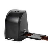 ERYUE Film Scanner, 135 Film-Diascanner-Konverter Tragbarer Negativ-Film-Scanner 8-Megapixel-CMOS Konvertieren von 35-mm- / 135-mm-Dias und -Negativen in Digitale JPEG-Fotos, die mit Windows XP /