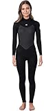 Rip Curl Damen Omega 4/3mm Back Zip Wetsuit - Schwarz - Leicht