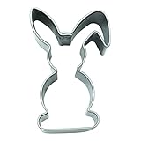 BekkiB 3517 - Mini-Ausstecher 'Hase' - Kleine Ausstechform von 3 cm x 1,9 cm - Ausstecher für Mini-Tassenkeks - Osterhase